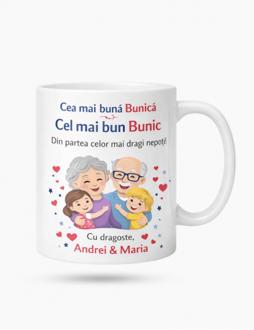 Cană Albă Personalizată