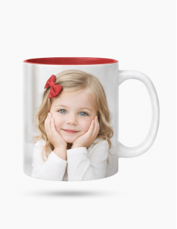 Cană - Interior Colorat Roșu