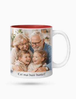 Cană - Interior Colorat Roșu