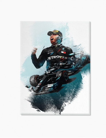 Canvas 24x30 cm - Lewis Hamilton