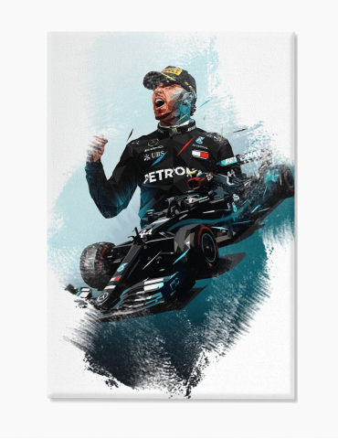 Canvas 30x40 cm - Lewis Hamilton