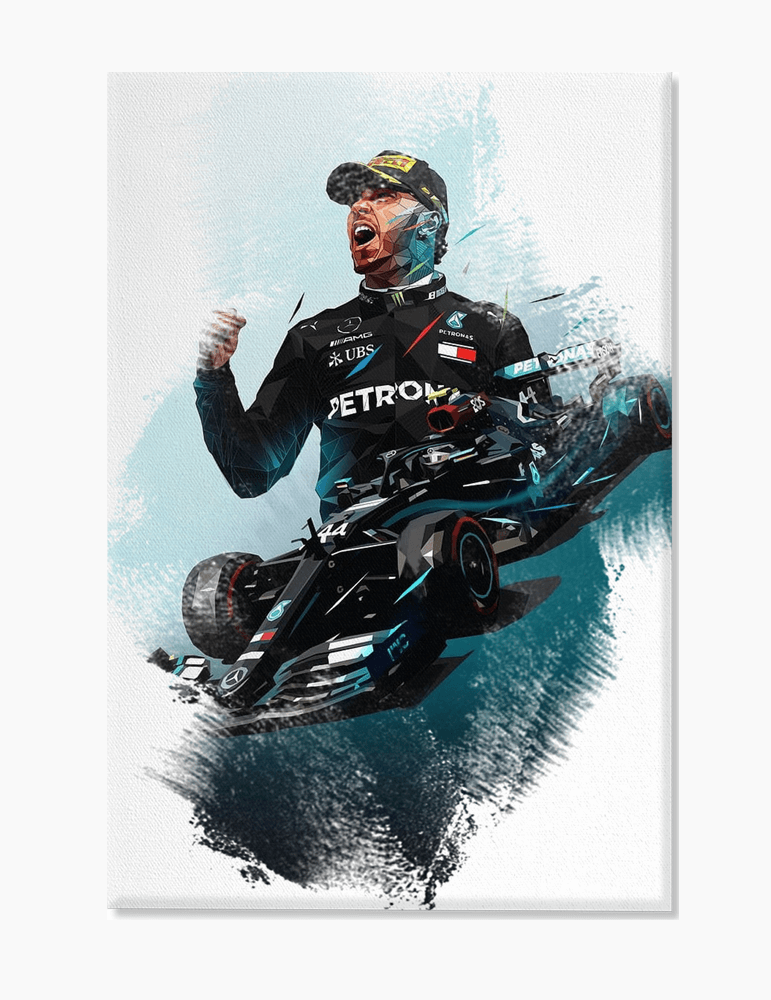 Canvas 30x40 cm - Lewis Hamilton