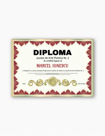 Diploma Cursuri Model 1