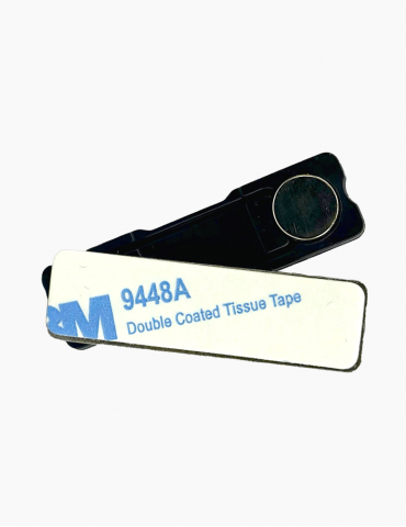 Ecuson Albastru cu suport magnetic 7x3 cm