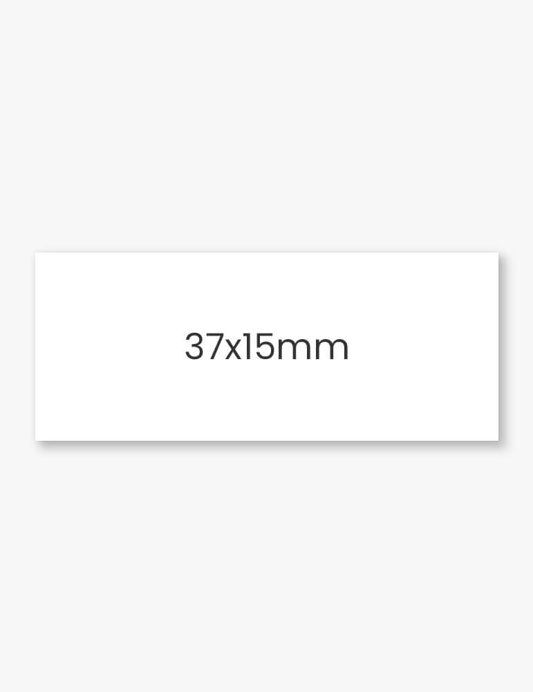 Set etichete dreptunghiulare 37x15mm