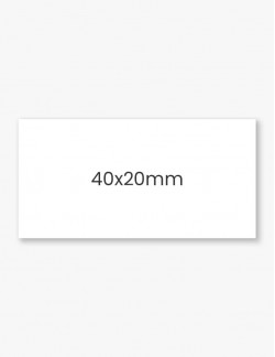 Set etichete dreptunghiulare 40x20mm