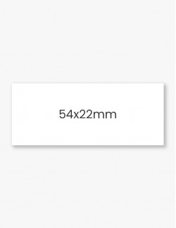 Set etichete dreptunghiulare 54x22mm