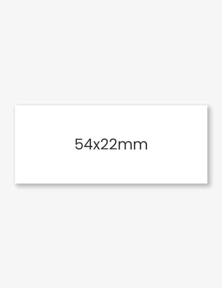 Set etichete dreptunghiulare 54x22mm