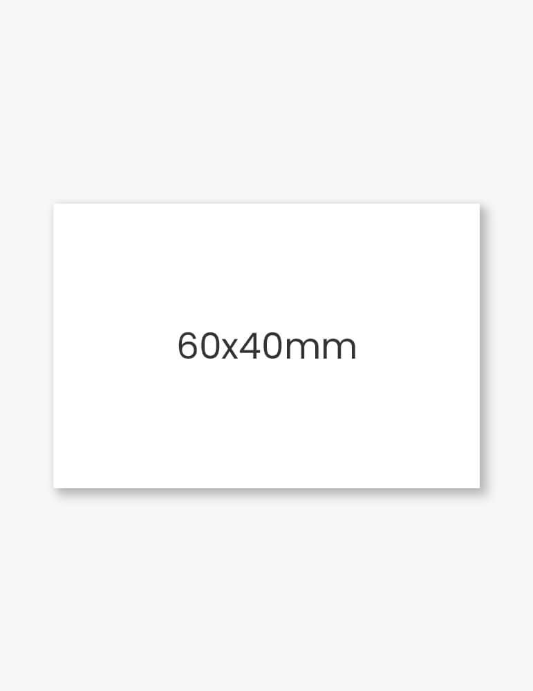 Set etichete dreptunghiulare 60x40mm