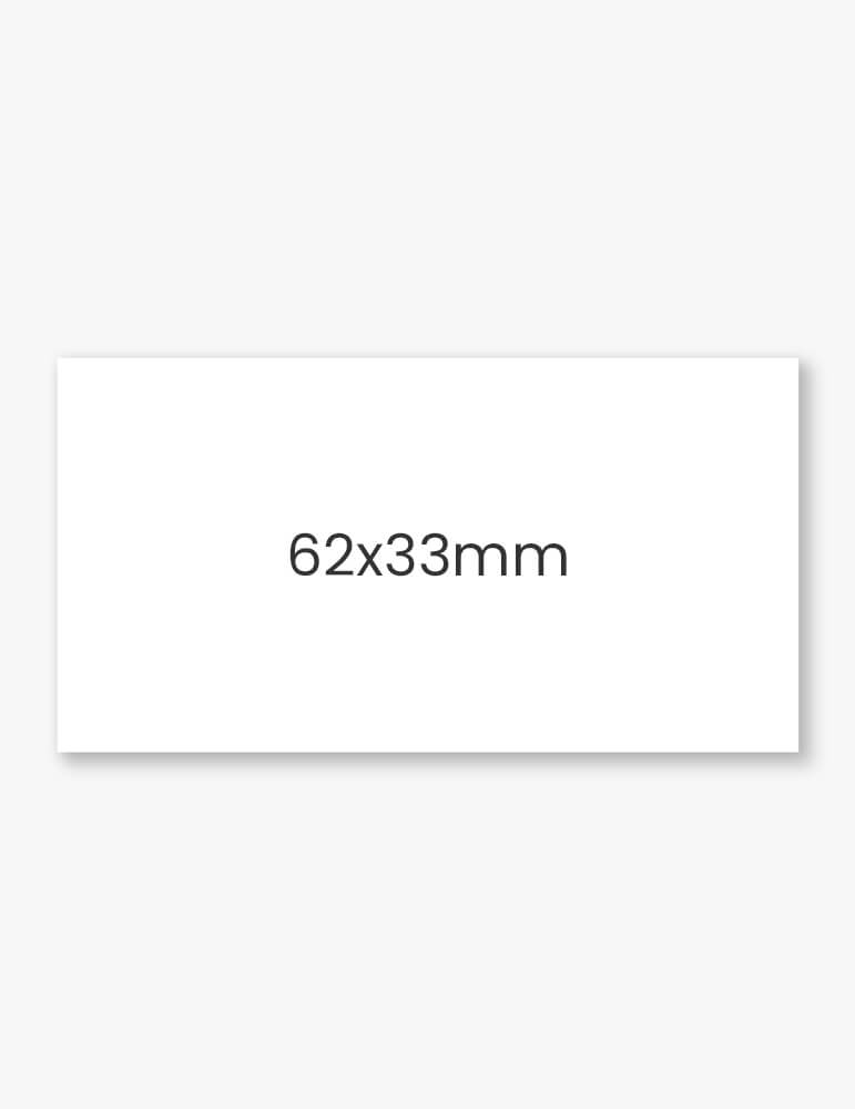 Set etichete dreptunghiulare 62x33mm