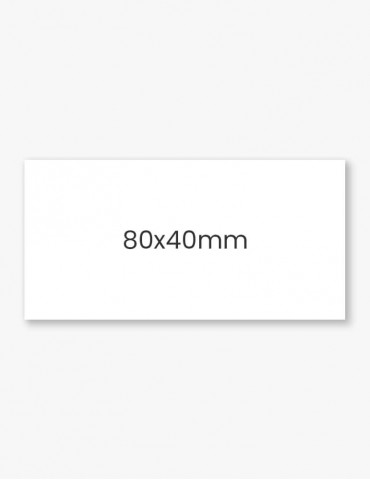 Set etichete dreptunghiulare 80x40mm