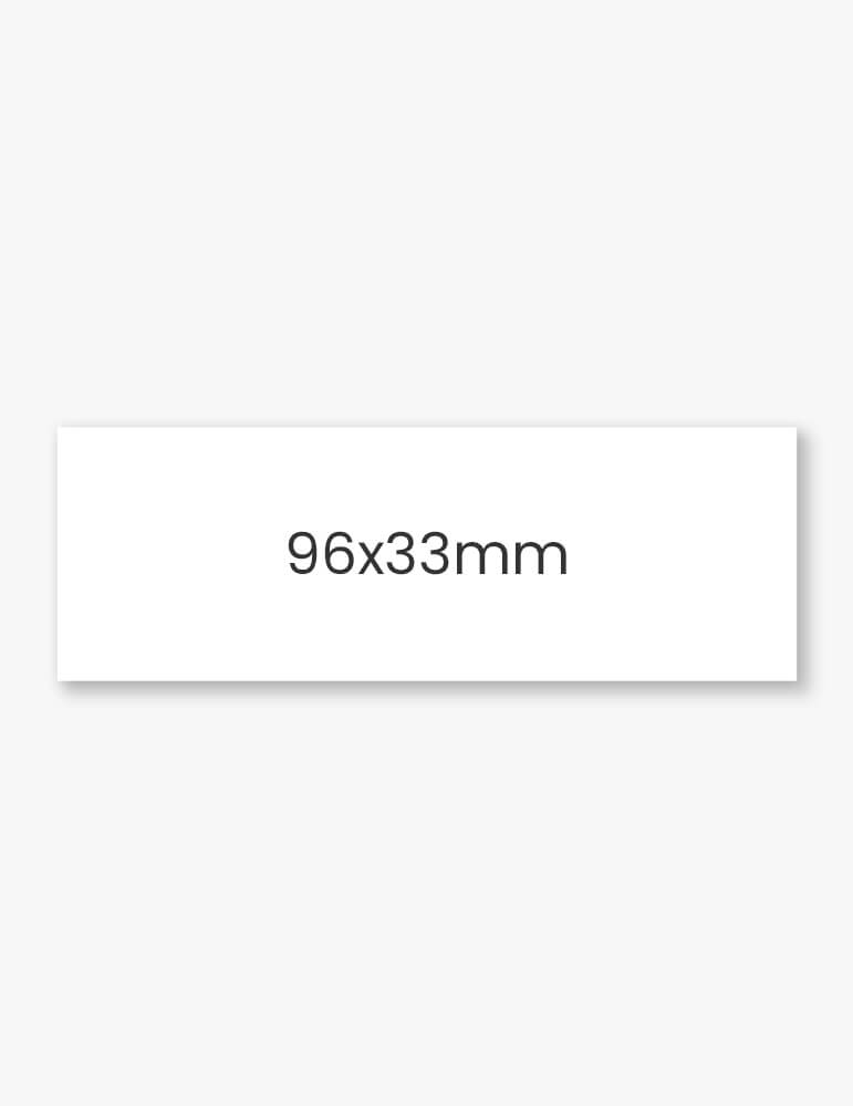 Set etichete dreptunghiulare 96x33mm