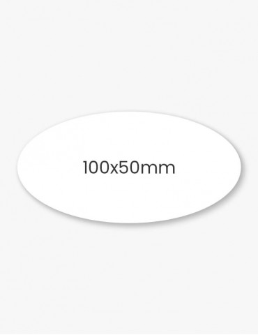 Set etichete ovale 100x50mm