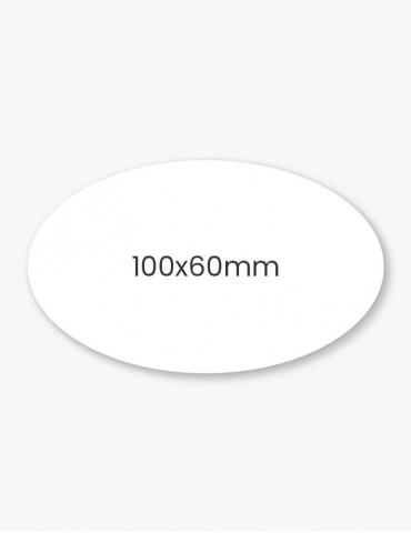 Set etichete ovale 100x60mm