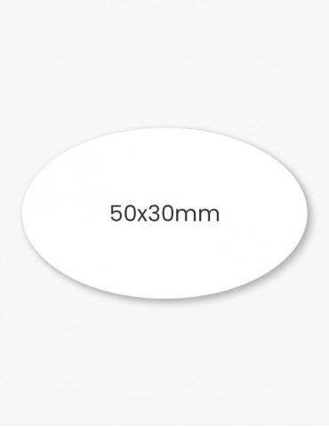 Set etichete ovale 50x30mm