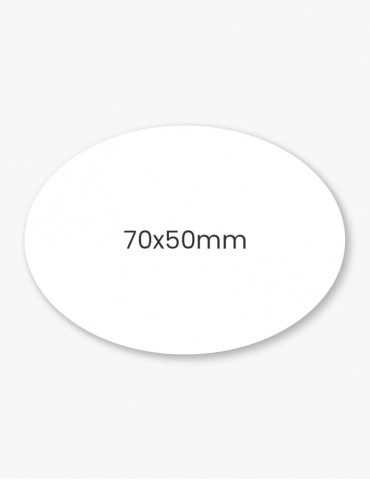 Set etichete ovale 70x50mm