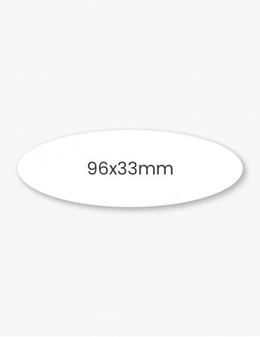 Set etichete ovale 96x33mm