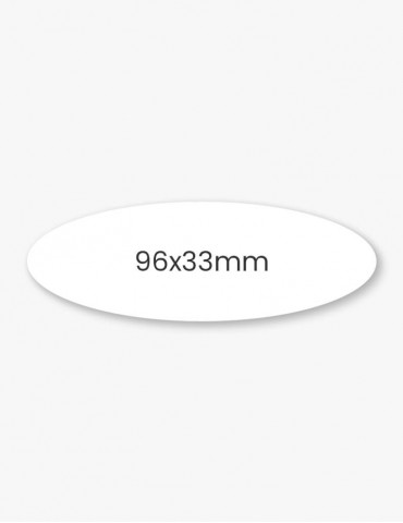 Set etichete ovale 96x33mm