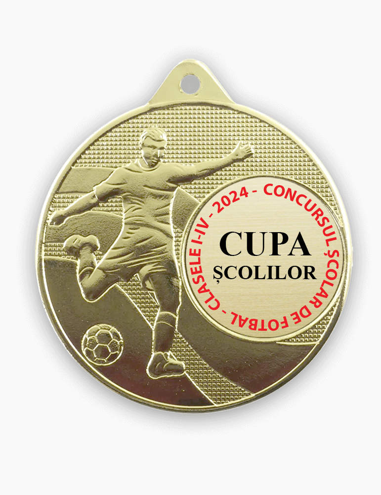 Medalie Aurie Fotbal 50 mm