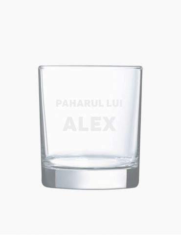 Pahar Gravat de whisky 290 ml