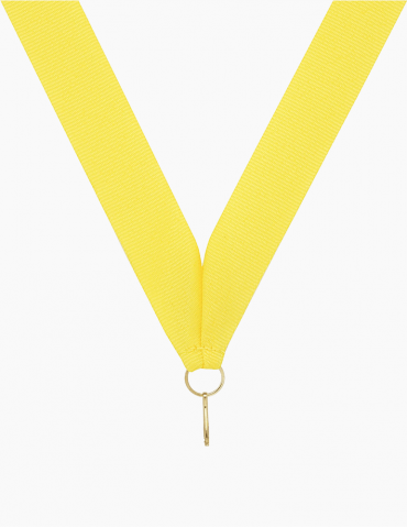 Panglică galbenă pentru medalie