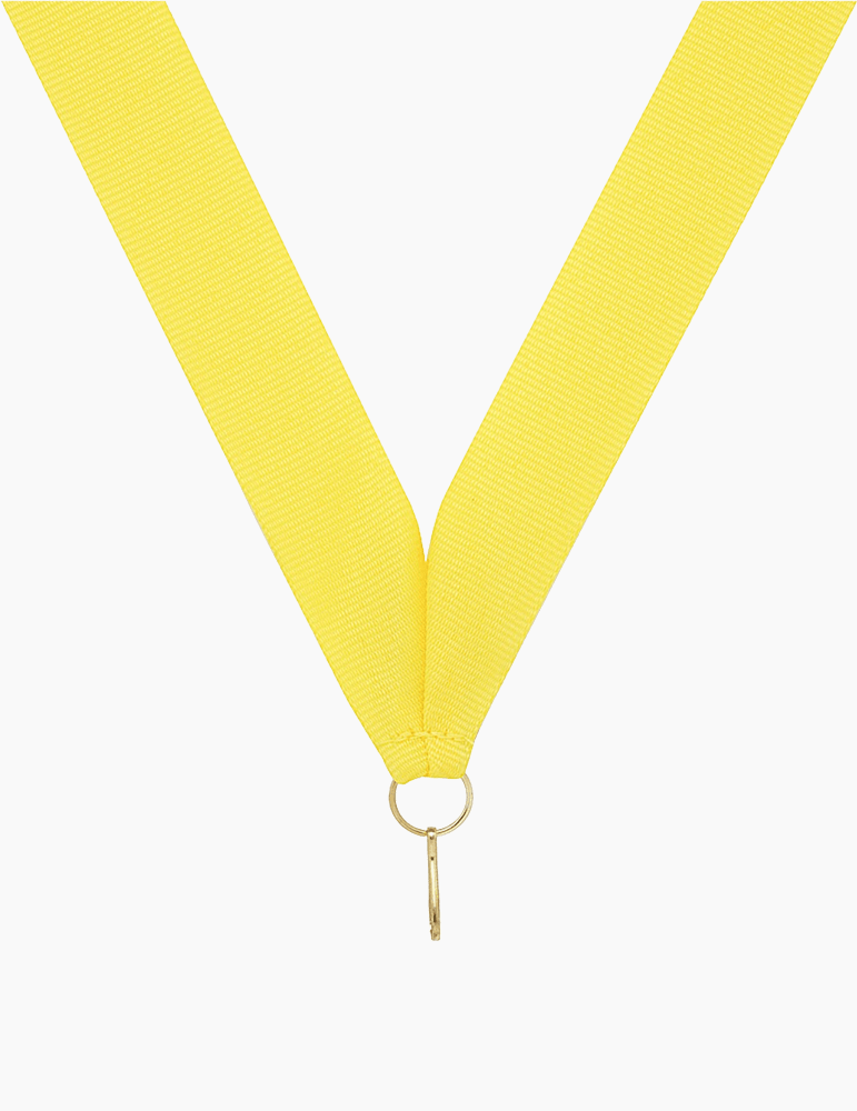 Panglică galbenă pentru medalie Panglică galbenă pentru medalie