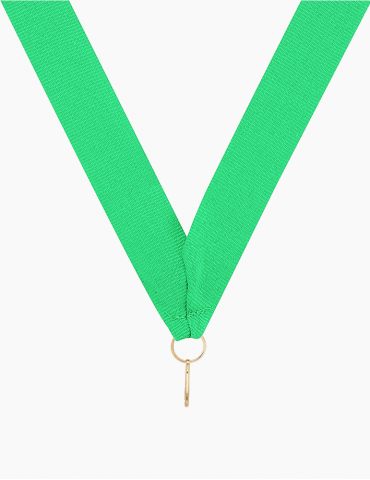 Panglică verde pentru medalie