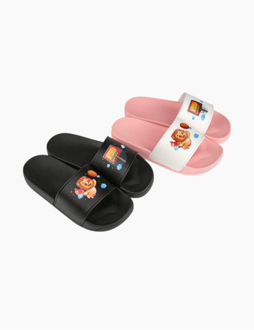 Papuci Personalizati pentru Copii - Culoare Neagră