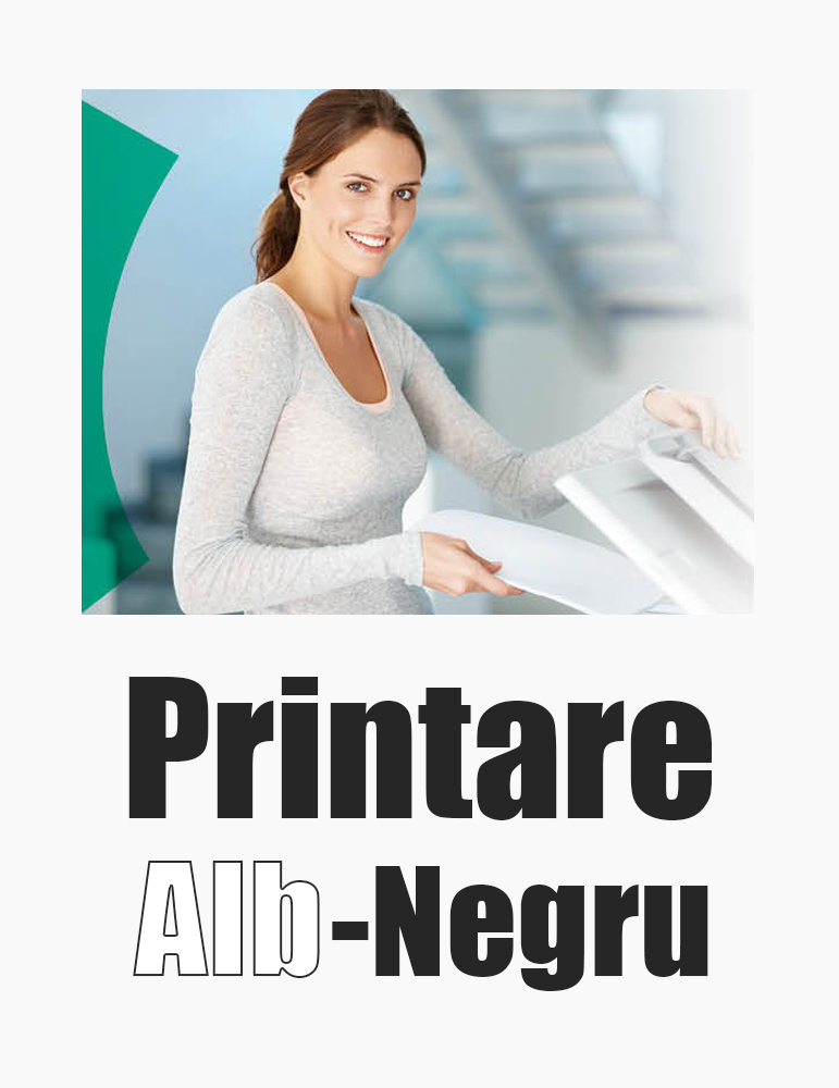 Printare A4 alb-negru