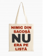Sacosa tote din pânză personalizată
