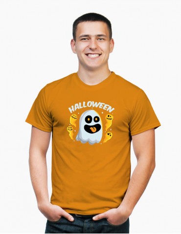 Fantomă - Tricou bărbat Halloween