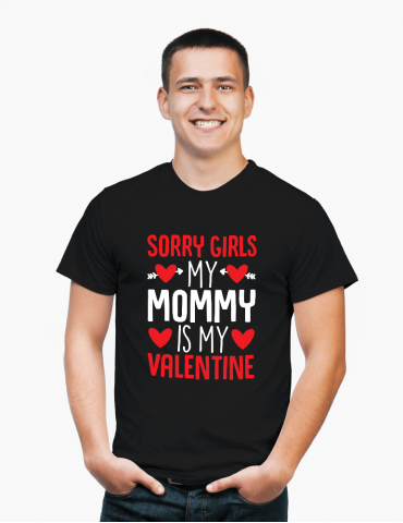 Mommy is my Valentine - Tricou Bărbat Valentine's Day