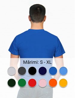 Tricou personalizat bărbat - colorat, față-verso