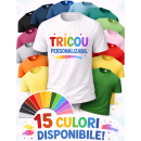 Tricou personalizat bărbat - colorat