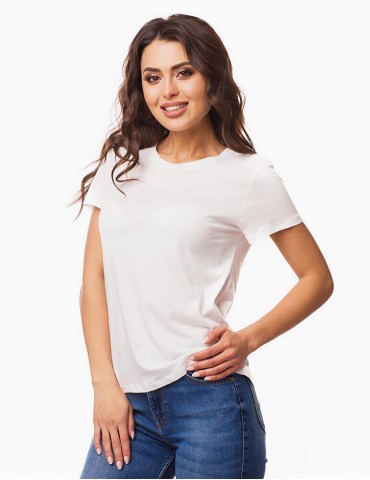 Tricou personalizat damă - alb