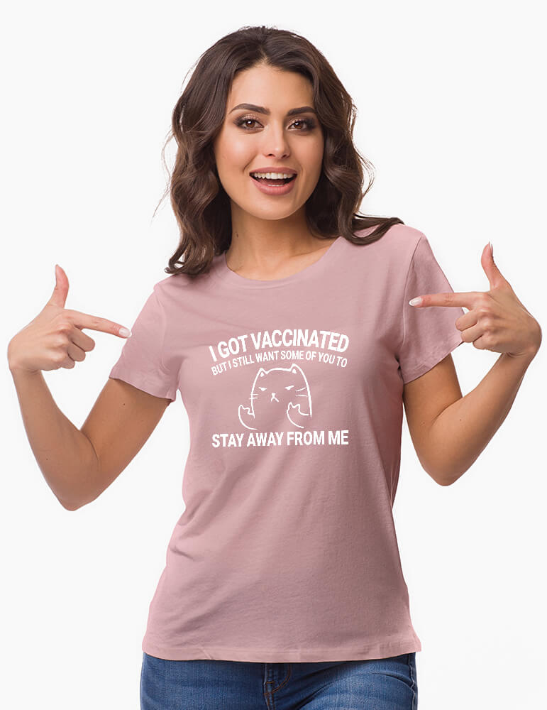 VACCIN - Tricou personalizat damă cu model