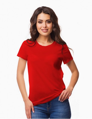 Tricou personalizat damă - colorat, față-verso