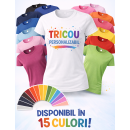 Tricou personalizat damă - colorat
