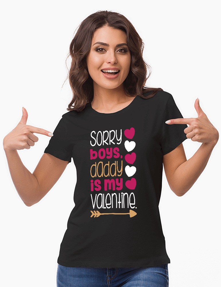 Daddy is my Valentine 2 - Tricou Damă Valentine's Day