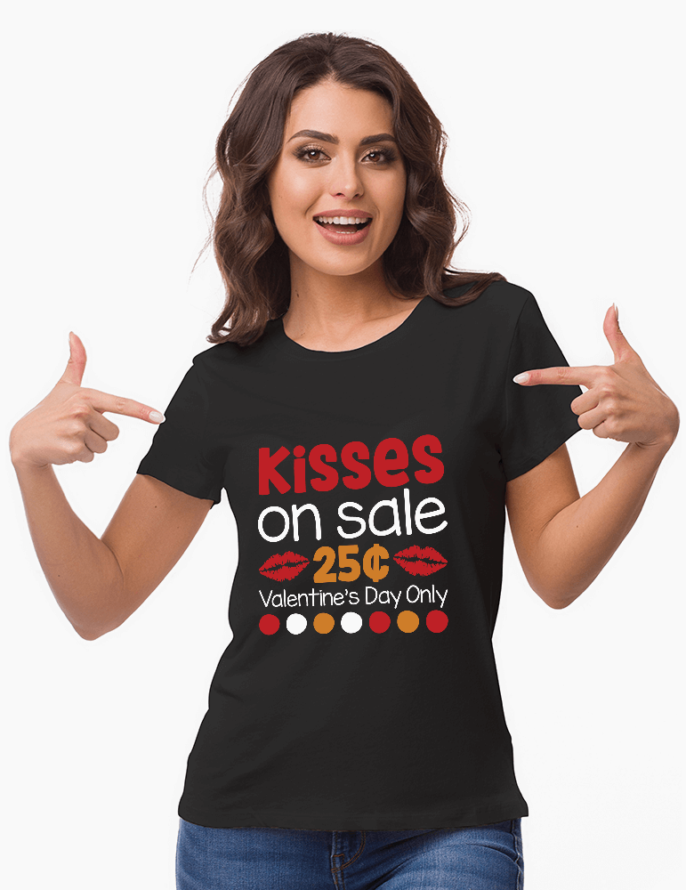Kisses on Sale - Tricou Damă Valentine's Day