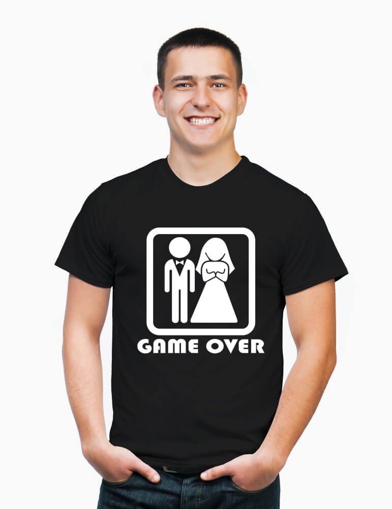 GAME OVER - Tricou personalizat bărbat cu model