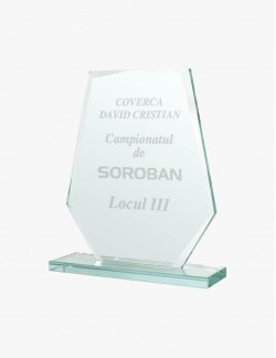 Trofeu din Sticlă Gravat - Jennifer 1
