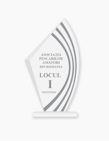 Trofeu din Sticla - Noma 1 - Gravat Laser
